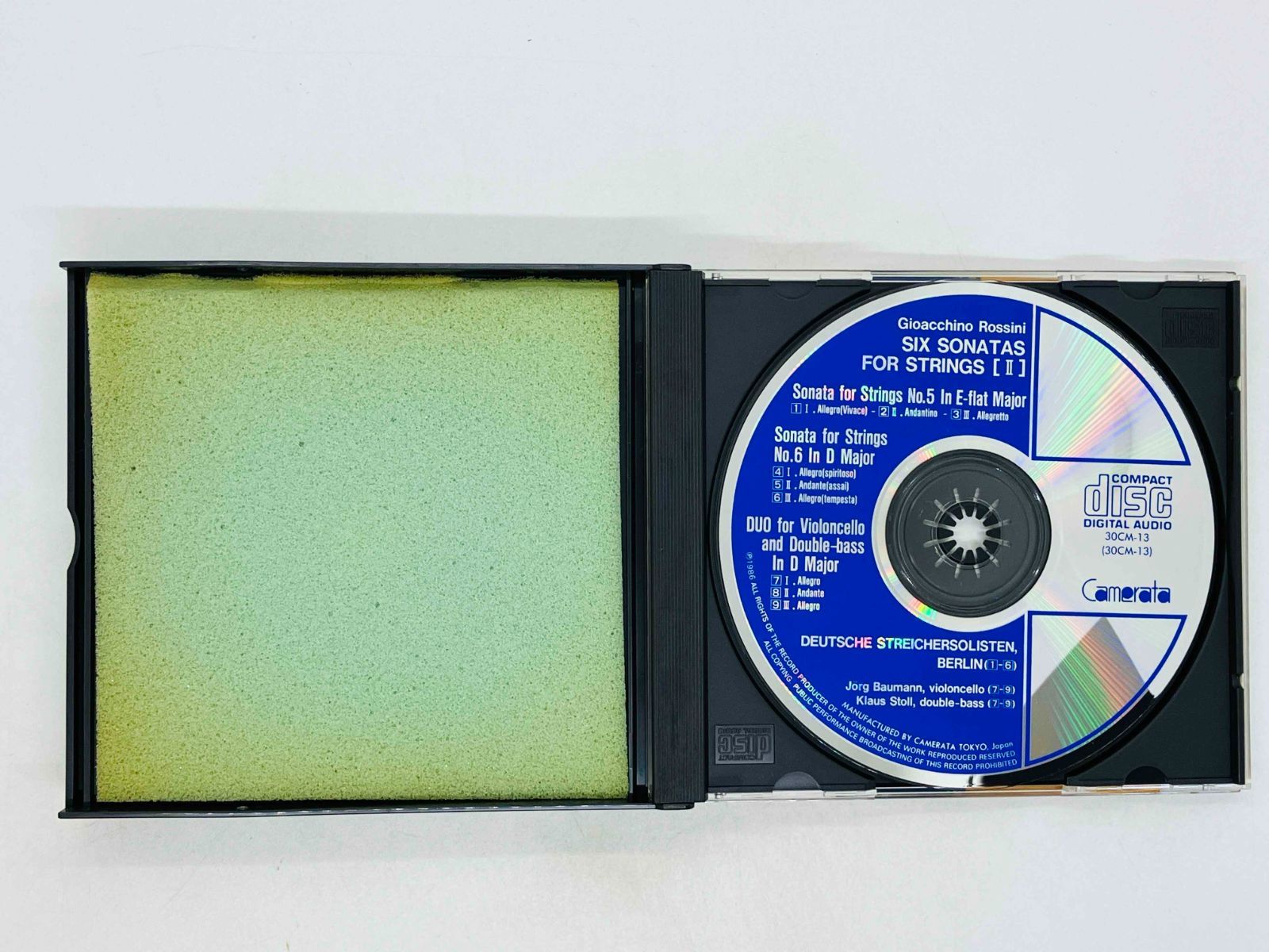 2CD ロッシーニ 弦楽のためのソナタ全集 イエルク・バウマン