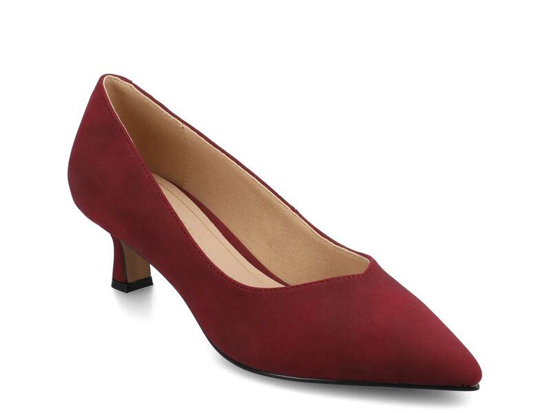 ジャーニー レディース シューズ パンプス Journee Pammie Pump Burgundy バーガンディ