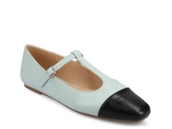 ジャーニー レディース シューズ パンプス Journee Theah Mary Jane Flat Light Blue ブルー