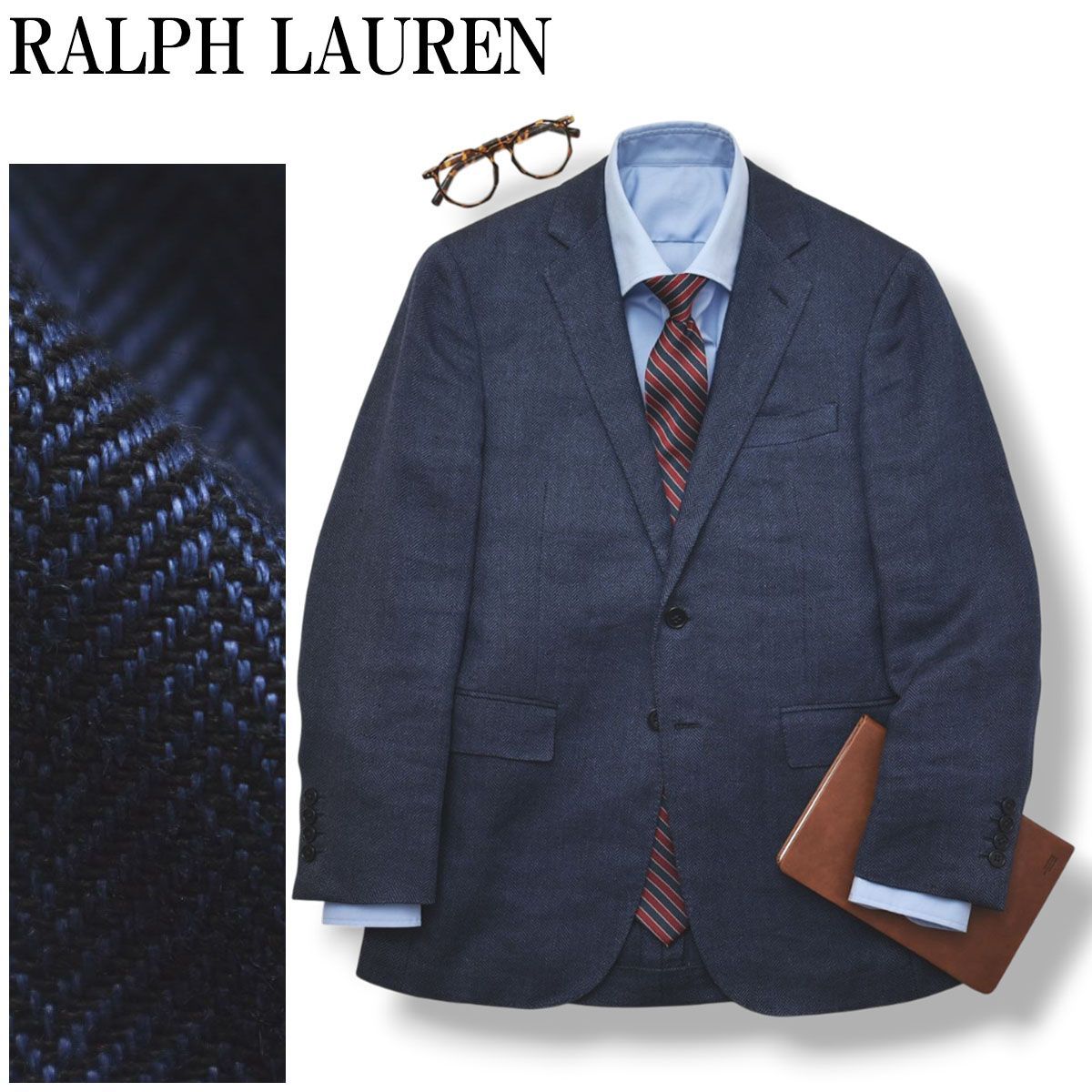 美品】 【上質】 イタリア製 ラルフローレン RALPH LAUREN リネン 