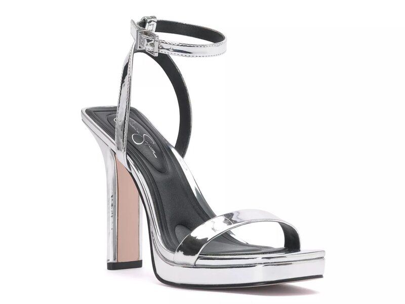 ジェシカシンプソン レディース シューズ サンダル Jessica Simpson Adonia Sandal Silver Metallic シルバー