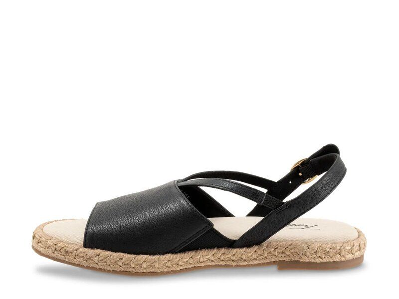トロッターズ レディース シューズ サンダル Trotters Pepper Sandal Black Leather ブラック