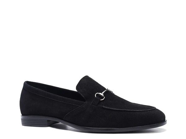 カルロスサンタナ メンズ シューズ スリッポン・ローファー Carlos by Carlos Santana Louis Loafer Black Suede ブラック