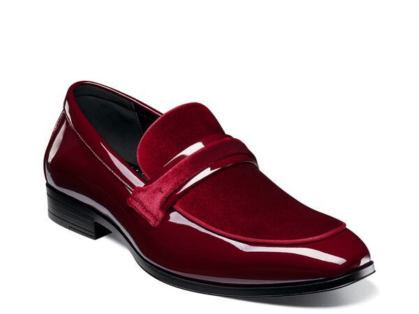 ステイシーアダムス メンズ シューズ スリッポン・ローファー Stacy Adams Spratley Loafer Burgundy バーガンディ