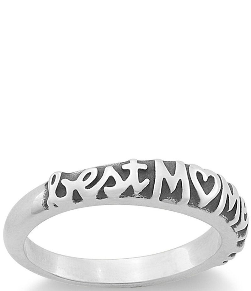 ジェームズ エイヴリー レディース アクセサリー 指輪 James Avery Best Mom Ever Ring Sterling Silver シルバー