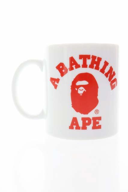 アベイシングエイプ A BATHING APE エイプヘッド カレッジ ロゴ 両面