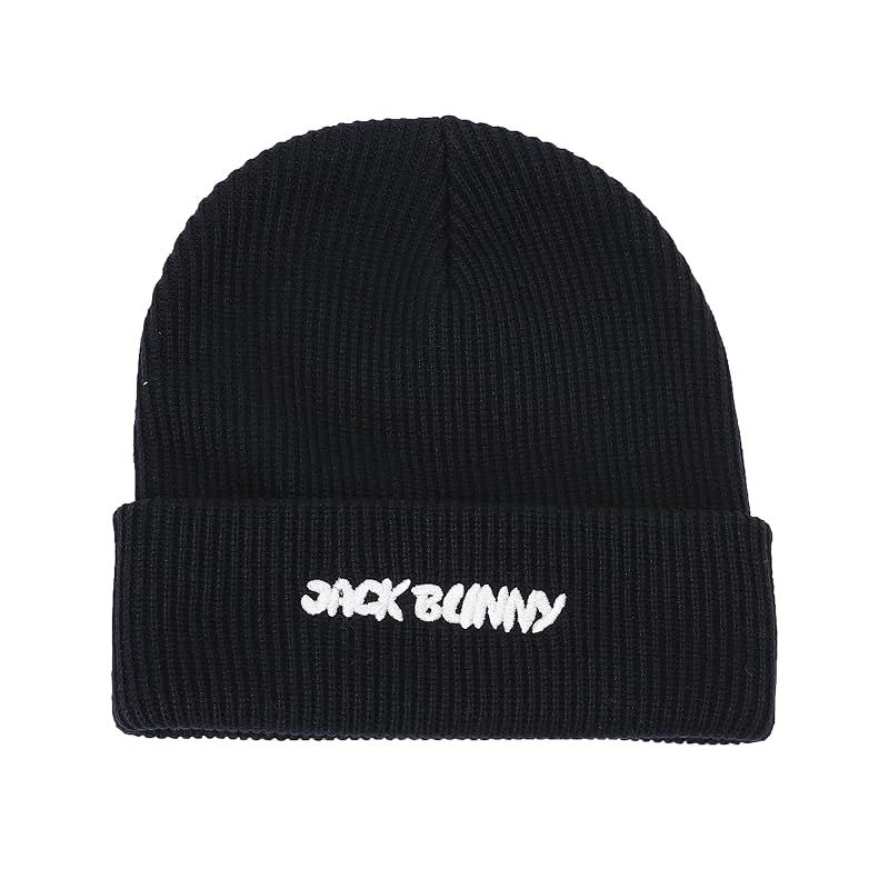 【新品】 [ジャックバニー] ユニセックス ニットキャップ (ブランドロゴ) / ゴルフ 帽子 / 262-5187106 120_ネイビー FR