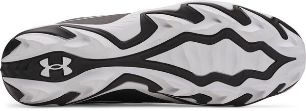 アンダーアーマー メンズ シューズ スニーカー Under Armour Mens Leadoff Icon RM Baseball Cleats BlackWhiteBlack ホワイト