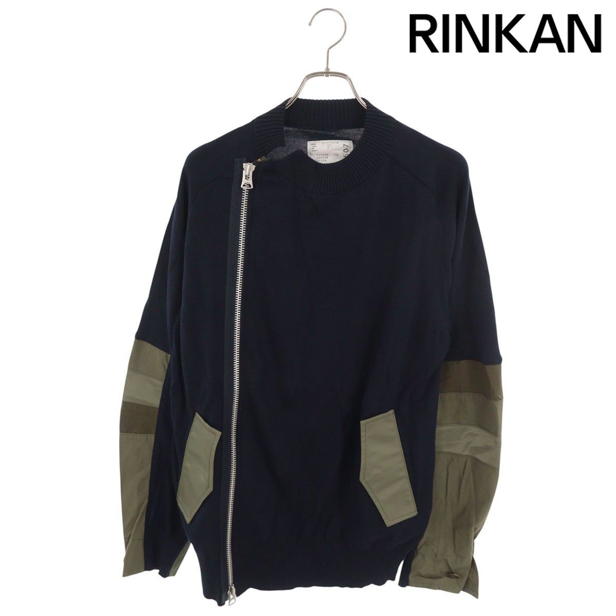 サカイ 21AW 21-02507M ドッキングジップアップデザインニット メンズ 3