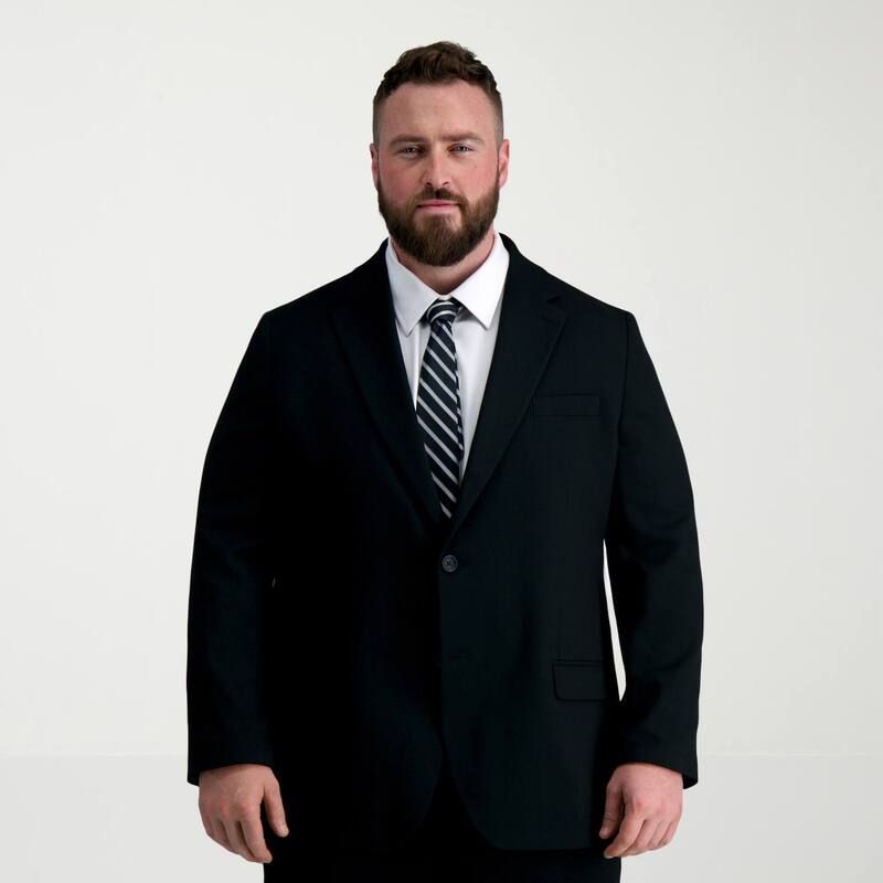 ハガー メンズ アウター ジャケット・ブルゾン トール Big Tall JM Haggar Premium TailoredFit Stretch Suit Jacket Black ブラック