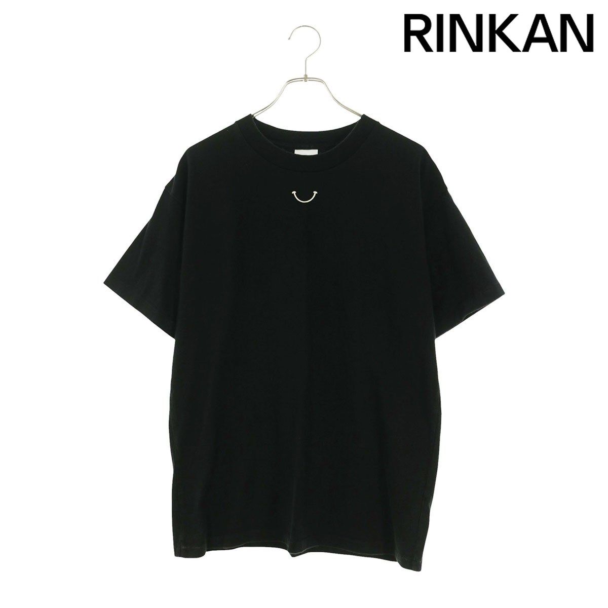 レディメイド 23AW SHORT SLEEVE T-SHIRTRE-CO-BK-00-00-244 スマイルロゴプリントTシャツ メンズ M