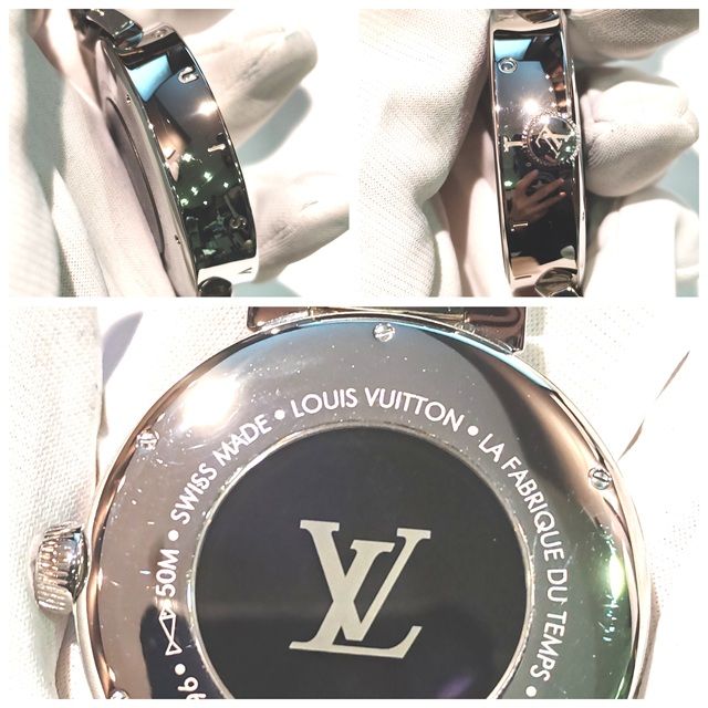 LOUIS VUITTON ルイ・ヴィトン タンブール ムーン デュアルタイムGMT