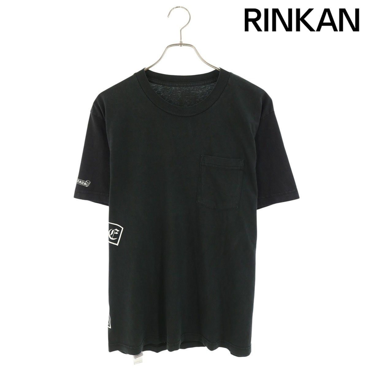 クロムハーツ SOAP N WATER ヴィンテージ加工TバーロゴプリントTシャツ メンズ M