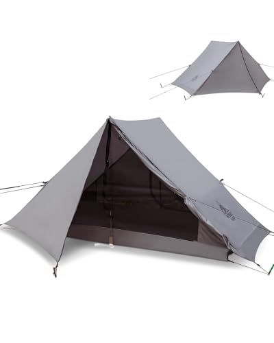 OneTigris Hillridge 軽量テント 登山用テント 2人用 良い通気性 撥水加工 耐水圧3000mm 簡単設営 前室あり 結露対策 アップグレード版 ３シーズン 自転車/バイク旅行/ハイキング/キャンプ用★m
