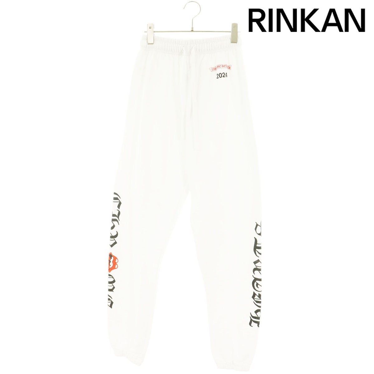 クロムハーツ SWEAT PANTS ニューヨーク限定リップ&タンプリントスウェットロングパンツ メンズ S