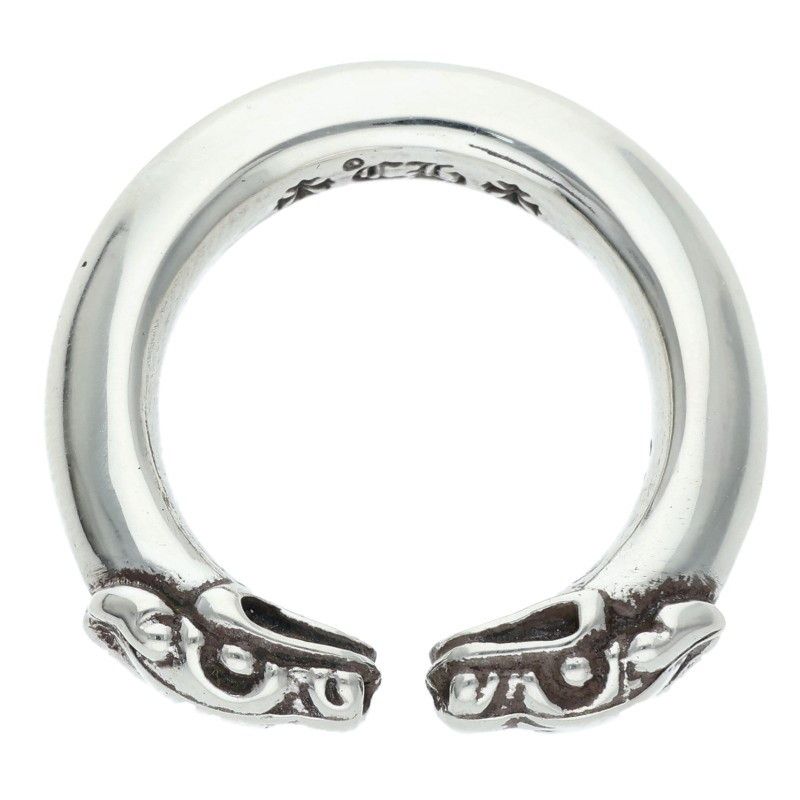 クロムハーツ DOUBLE DOG RING/ダブルドッグ シルバーリング メンズ 17