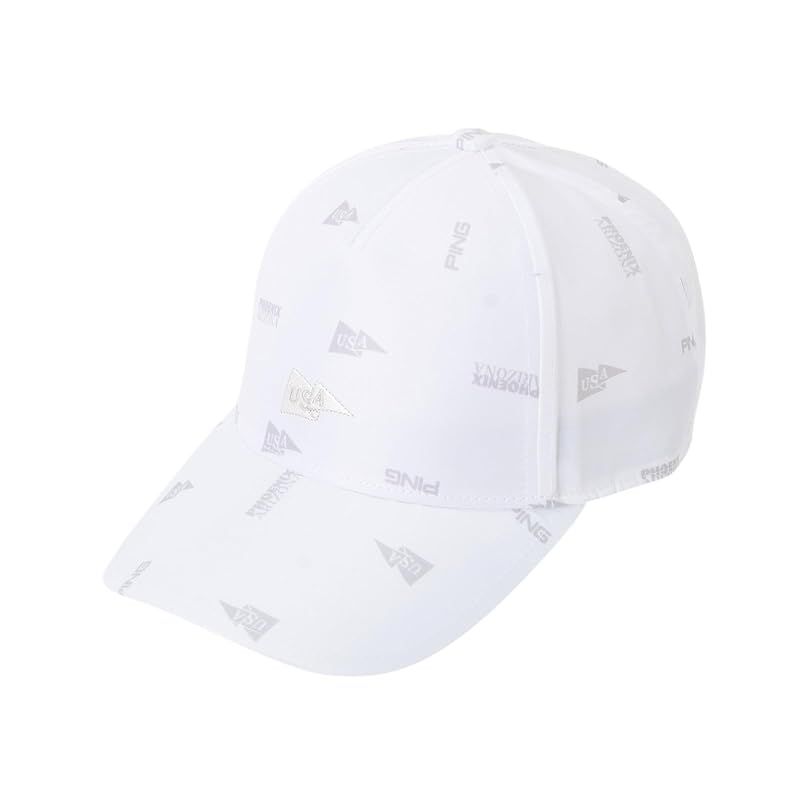 【新品】 [ピン アパレル] キャップ (USAフラッグ総柄プリント) / ユニセックス / 621-6187501 030_ホワイト FR