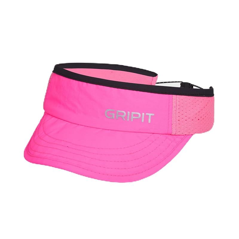 【新品】 [GRIPIT] グリピット スウェットアウト パッカブル サンキャップ 【吸汗速乾・高通気】 汗を逃がす 蒸れない 超軽量 折りたたみ サンバイザー 深め ランニング ゴルフ 登山 帽子 ブラック 男女兼用 (ピンク) 7,870円