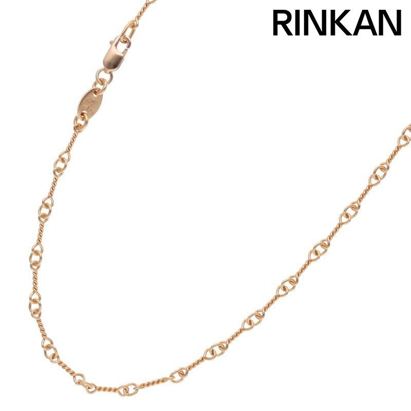 クロムハーツ 22K NECKCHAIN T16/ツイストチェーン16inch ゴールドネックレス メンズ 16inch