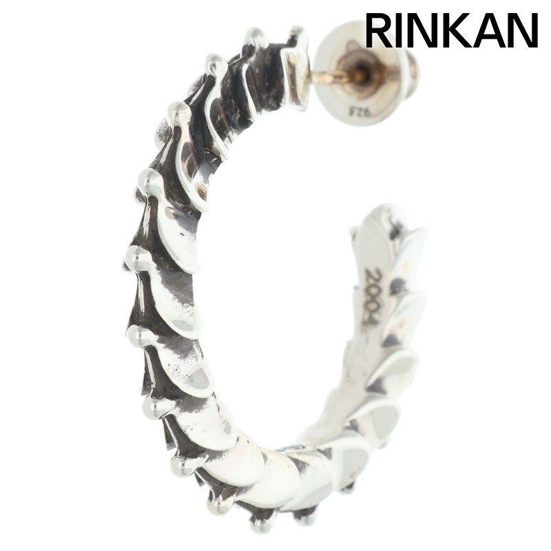 クロムハーツ HOOP CRSSTAL/クロステイルフープ シルバーピアス メンズ 58,920円