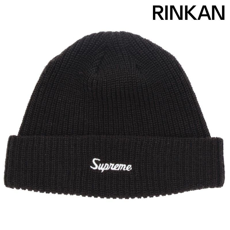 シュプリーム Loose Gauge Beanie 刺繍ロゴ帽子 メンズ ONE SIZE