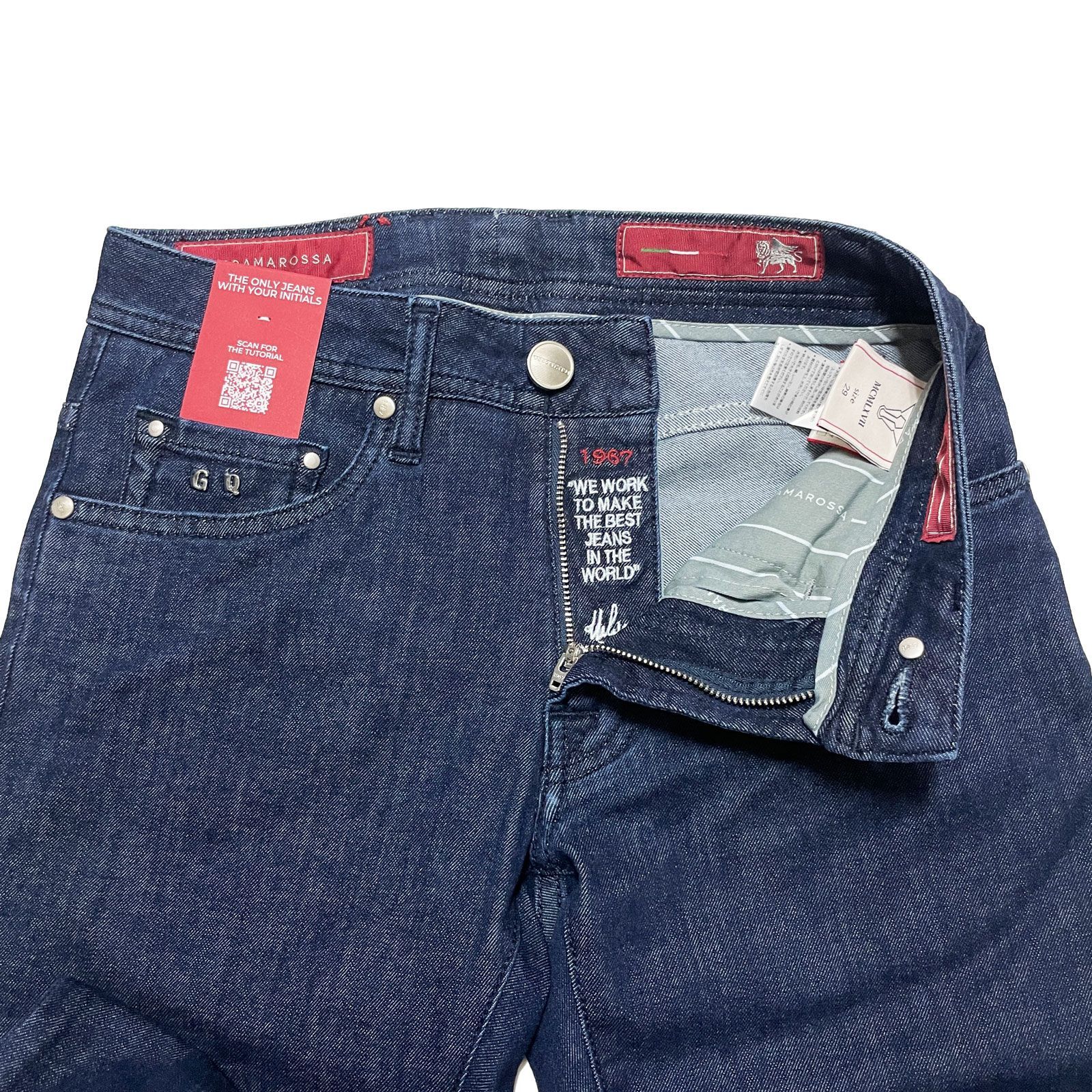 tramarossa トラマロッサ デニム メンズ / LEONARDO 30 ZIP SS BLUE R