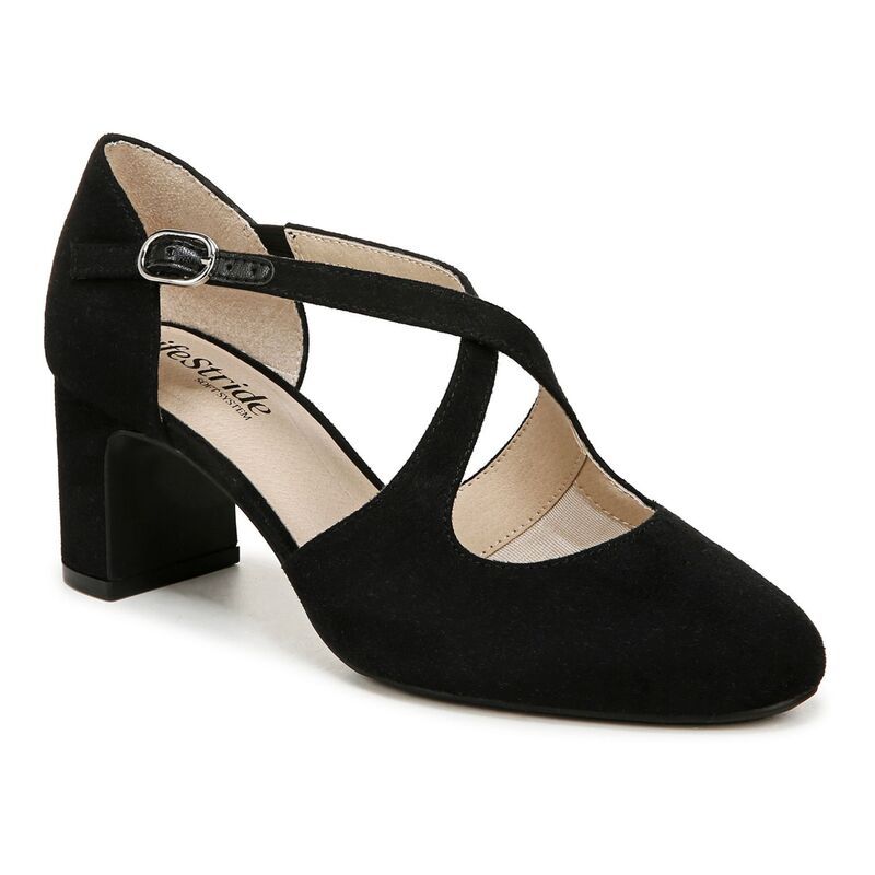 ライフストライド レディース シューズ パンプス LifeStride Tracy Womens Pumps Black Fabric ブラック