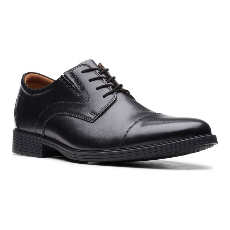 クラークス メンズ シューズ オックスフォード キャップ レザー ClarksR Whiddon Cap Mens Leather Dresshoes Black ブラック