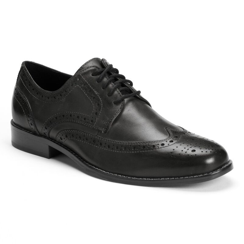 ノンブッシュ メンズ シューズ オックスフォード ウィングチップ Nunn BushR Nelson Mens Wingtip Oxfordresshoes Black ブラック