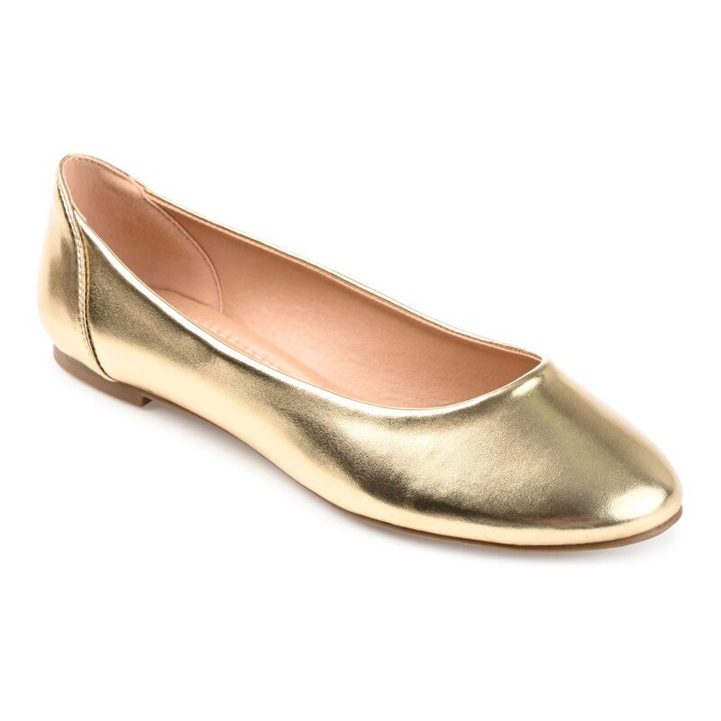 ジュルネ コレクション レディース シューズ サンダル Journee Collection Kavn Womens Comfort Sole Ballet Flats Gold ゴールド
