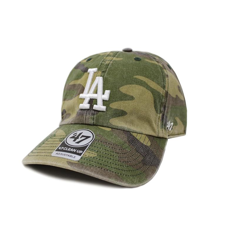 【新品】 47 Brand (フォーティーセブンブランド) キャップ 迷彩 47 CLEAN UP MLB (ドジャース)