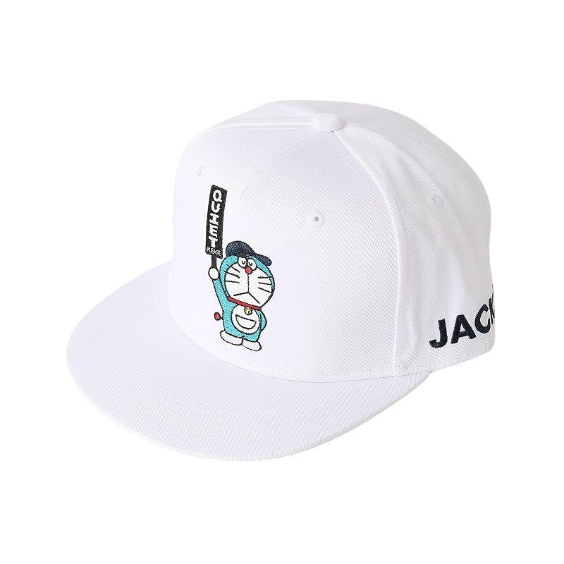 【新品】 [ジャックバニー] キャラクター ユニセックス フラットキャップ (サイズ調整可能) / ゴルフ 帽子 / 262-5287043 030_ホワイト FR