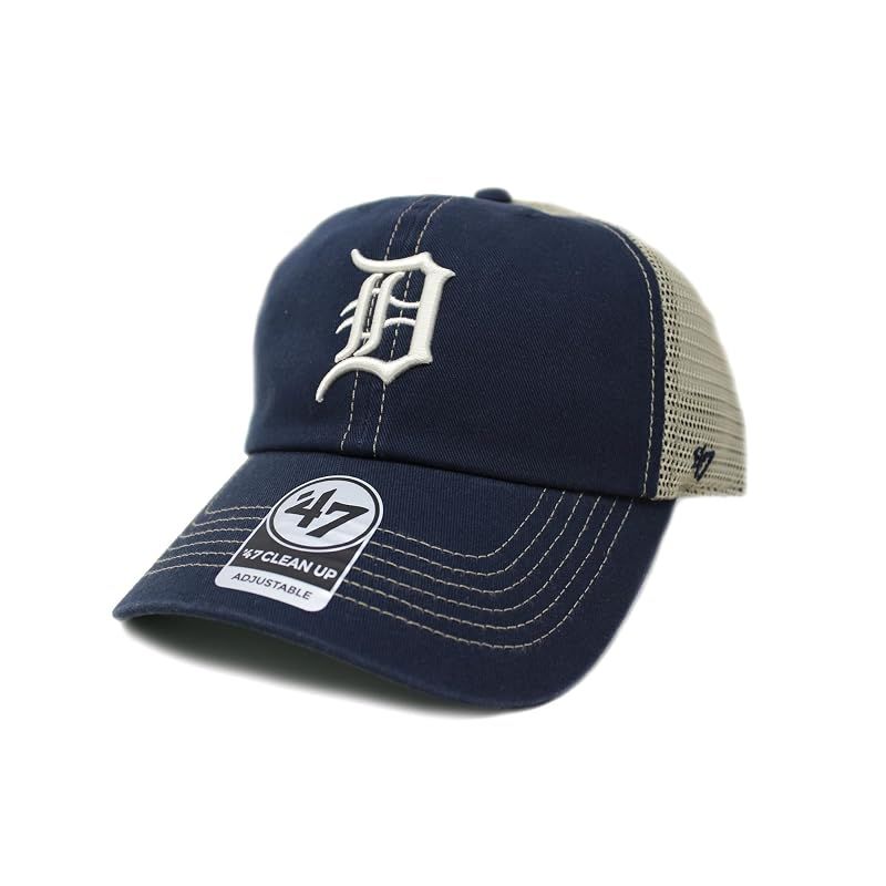 【新品】 47 Brand (フォーティーセブンブランド) メッシュキャップ TRAWLER 47 CLEAN UP MLB デトロイト タイガース