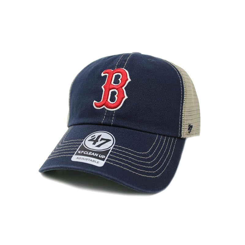 【新品】 47 Brand (フォーティーセブンブランド) メッシュキャップ TRAWLER 47 CLEAN UP MLB ボストン レッドソックス