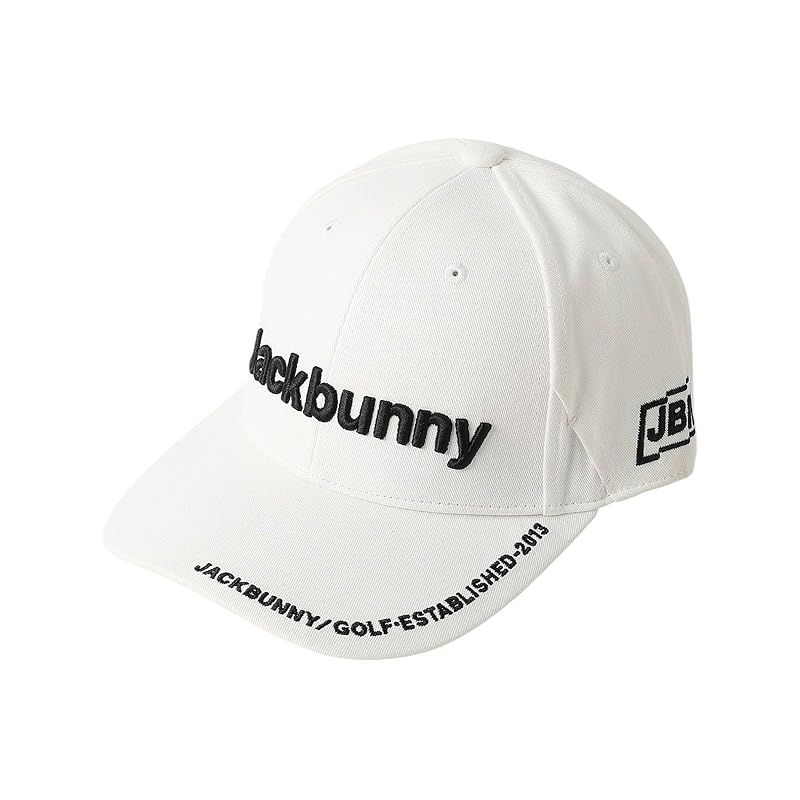【新品】 [ジャックバニー] ユニセックス キャップ (サングラスホルダー付き) / ゴルフ 帽子 / 262-6187011 030_ホワイト FR