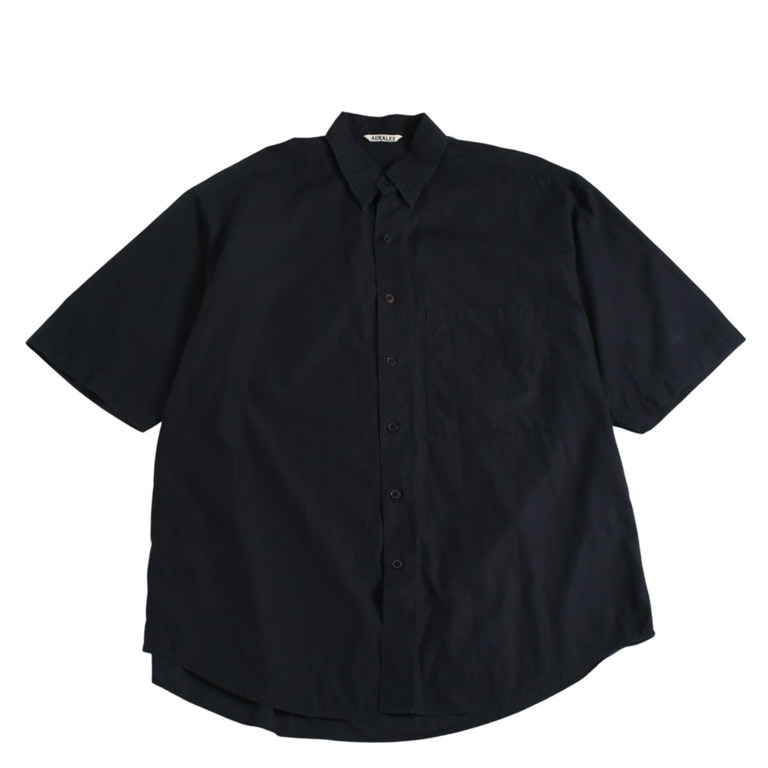 極美品 AURALEE オーラリー 半袖レギュラーカラーシャツ A20SS08TN