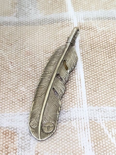 中古】 TADY&KING タディアンドキング ハートK18フェザー Lサイズ