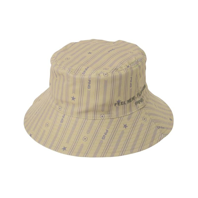 【新品】 [ピン アパレル] バケットハット (ストライプ柄・リバーシブル) / ユニセックス / 621-6187303 040_ベージュ FR 7,979円