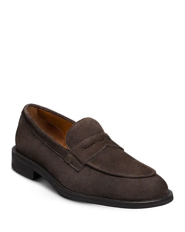 アレン エドモンズ レディース シューズ スリッポン・ローファー スエード Allen Edmonds Mens Como Suede Slip On Loafers Bitter Chocolate