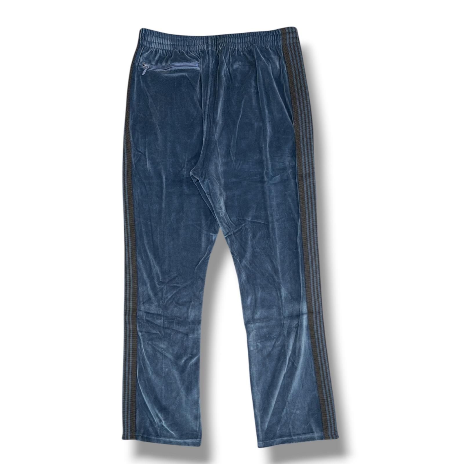 参考上代28600円 Needles NARROW TRACK PANT - C/PE VELOUR ベロア
