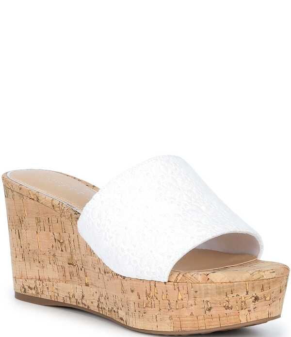 カッパーキー レディース シューズ サンダル フラワー柄 プラットフォーム フラワー Copper Key Seaside Floral Eyelet Platform Wedge Sandals W