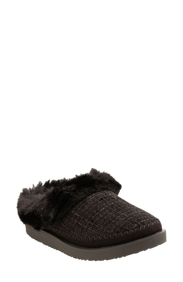 レヴィタライン レディース シューズ サンダル Revitalignordic Orthotic Faux Fur Lined Slippers Black ブラック