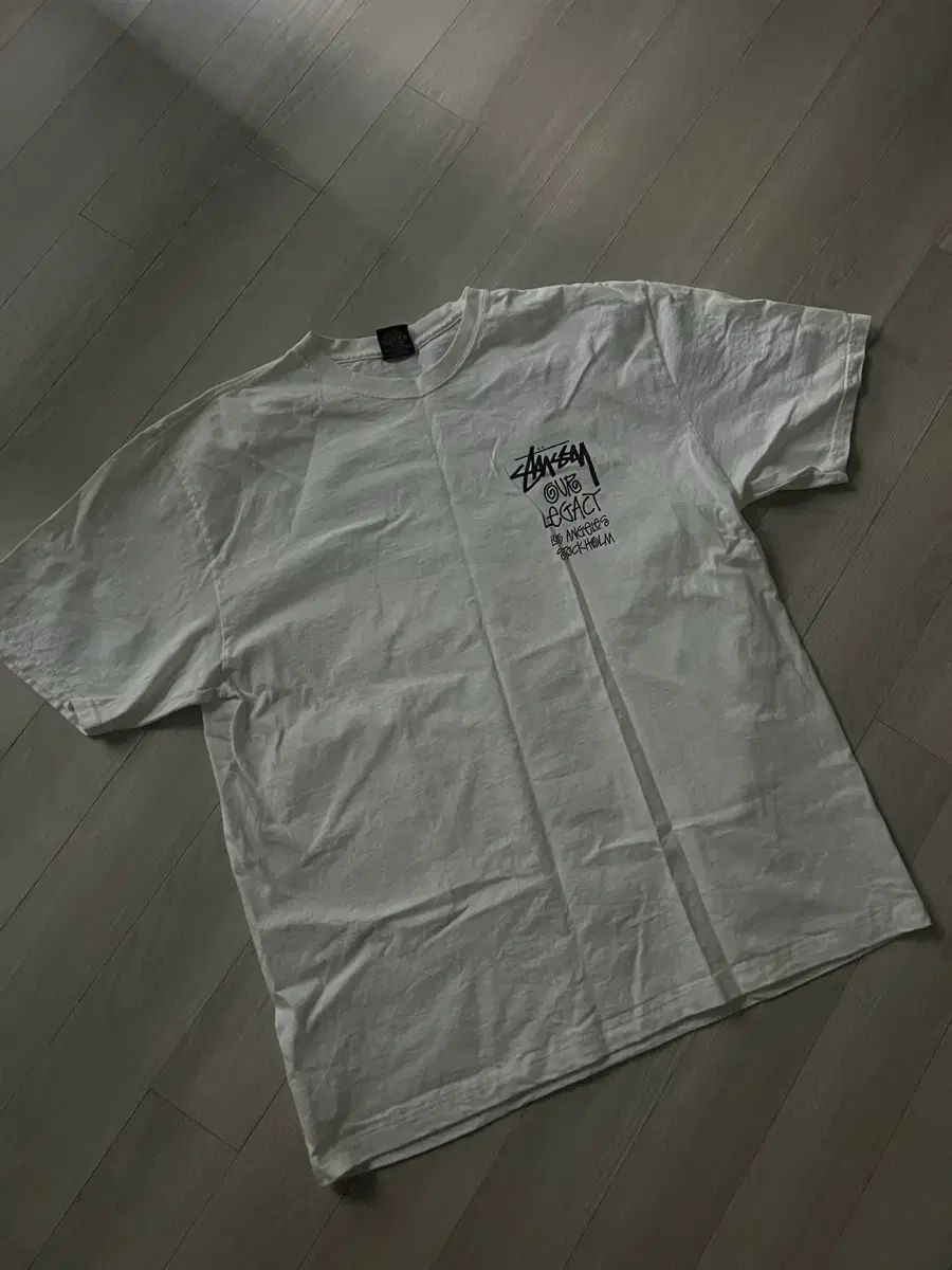 STUSSY x OUR LEGACY アワーレガシー ワークショップ 8ボール PIGMENT ピグメント ダイド Tシャツ Lサイズ
