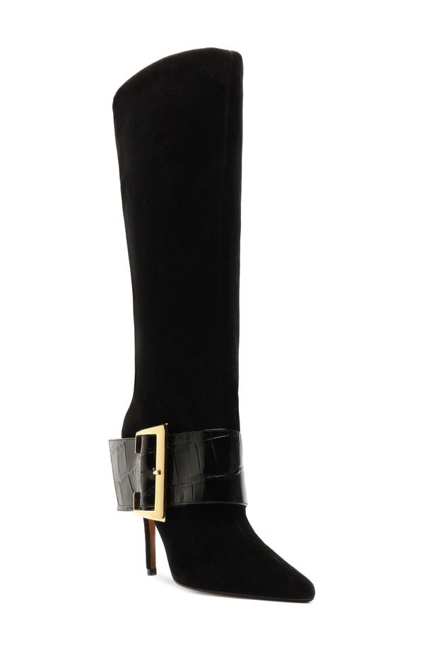 シュッツ レディース シューズ ブーツ・レインブーツ Schutz Beatrix Pointed Toe Boot Black ブラック