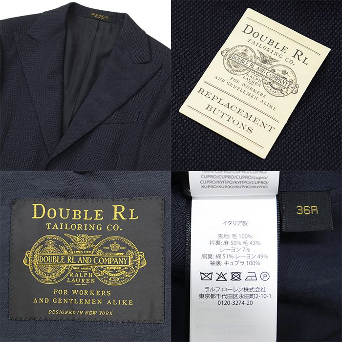 美品】RRL ダブルアールエル スーツ サイズ 36R/30 メンズ