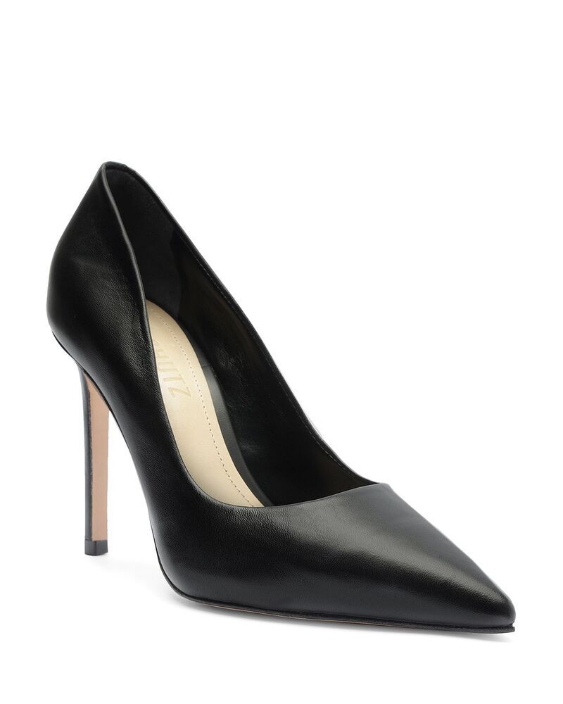 シュッツ レディース シューズ パンプス ヒール SCHUTZ Womens Lou Pointed Toe Higheel Pumps Black ブラック
