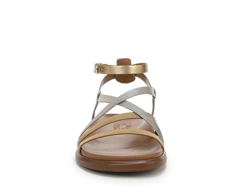 ナチュライザー レディース シューズ サンダル NaturalizerFame Sandal SilverGold ゴールド