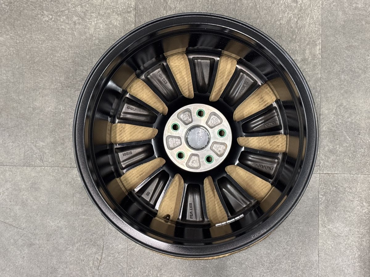 新車外し 美品】スバル VN レヴォーグ STI スポーツ 純正 18in 7.5J +
