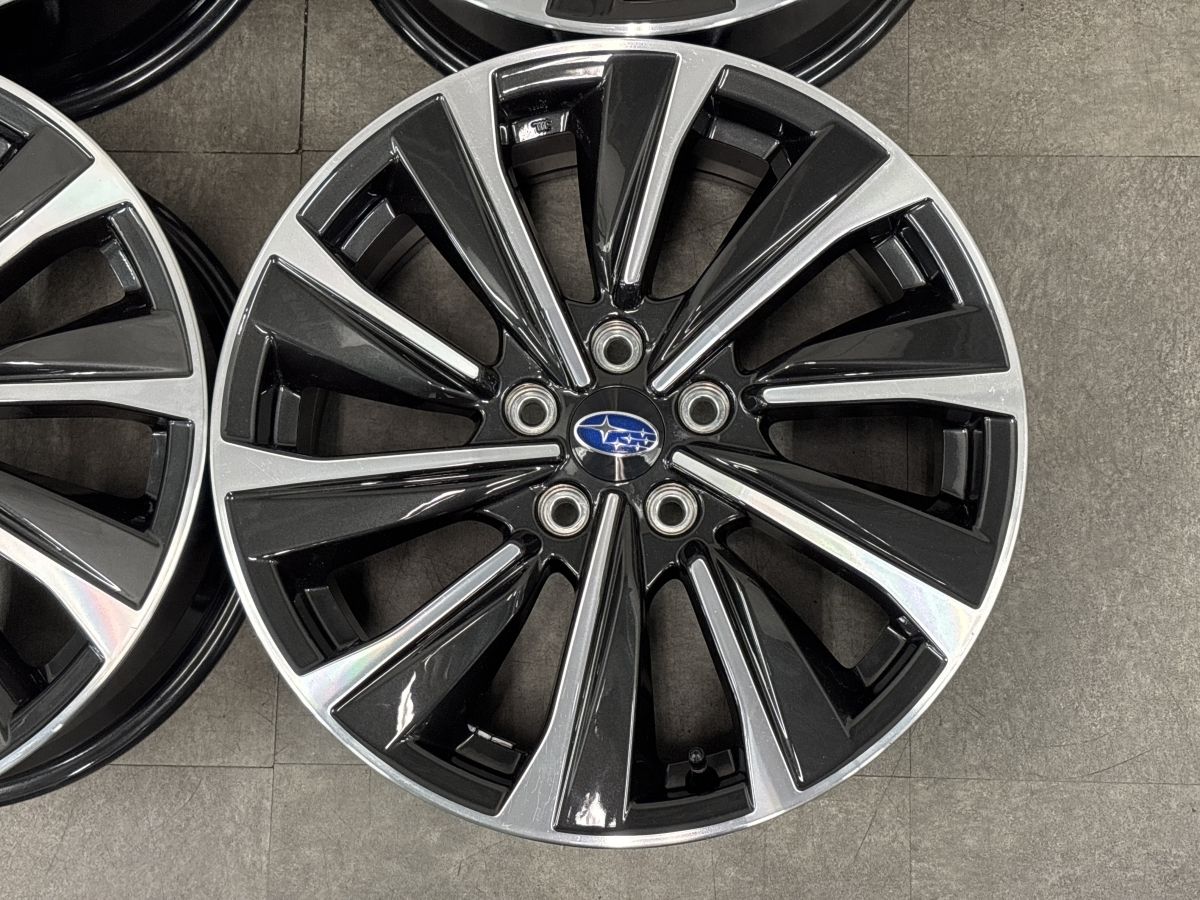 新車外し 美品】スバル VN レヴォーグ STI スポーツ 純正 18in 7.5J +