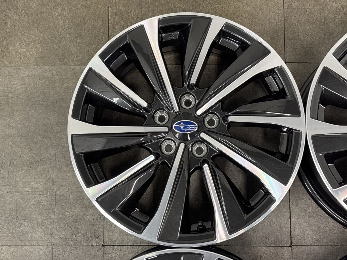 新車外し 美品】スバル VN レヴォーグ STI スポーツ 純正 18in 7.5J +